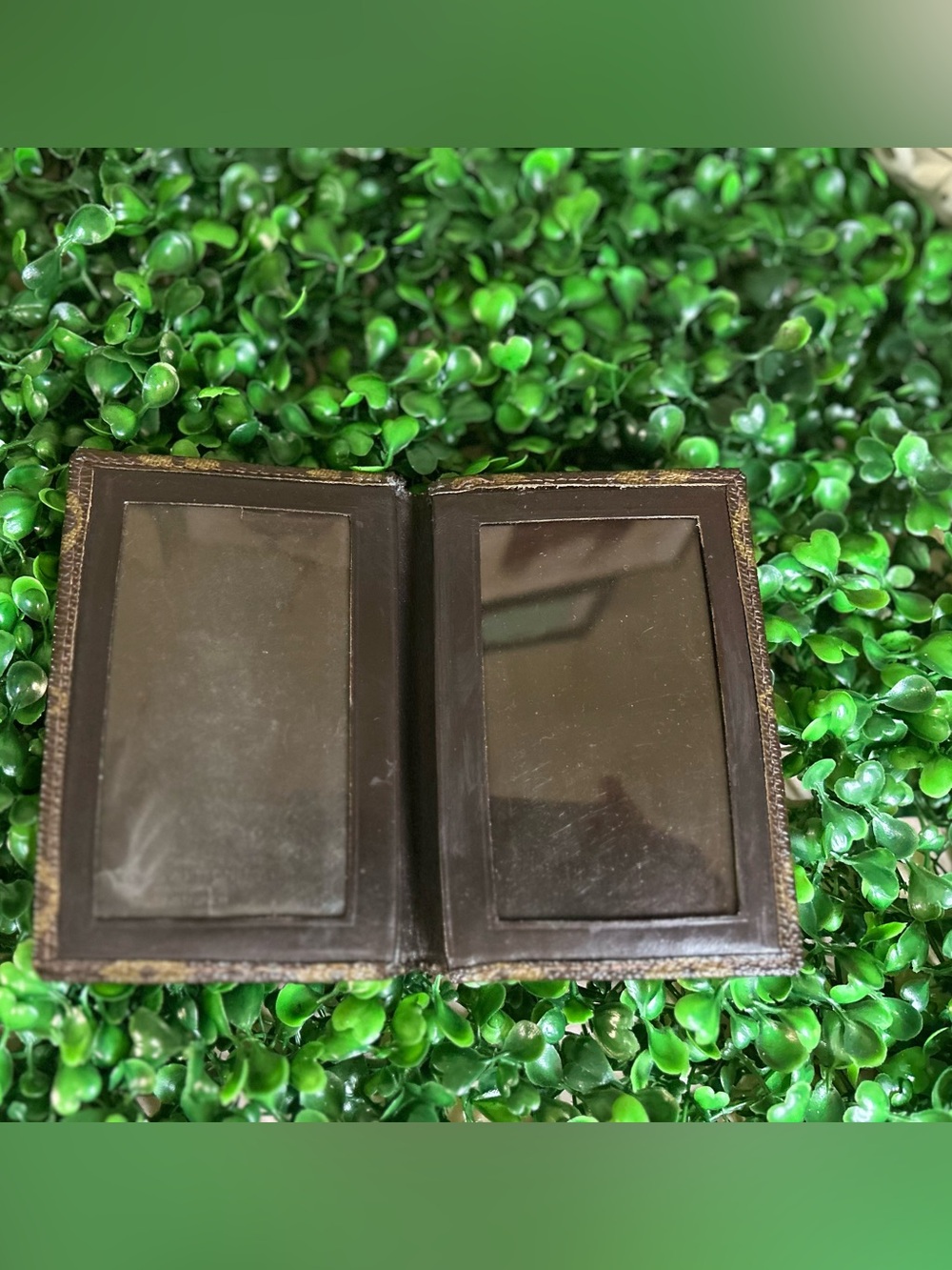 Louis Vuitton Monogram Bifold Double ID Card Holder Wallet Vintage - Picture 4 of 9